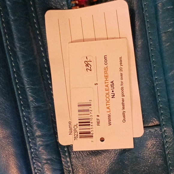 Latico blue leather purse - Picture 10 of 10